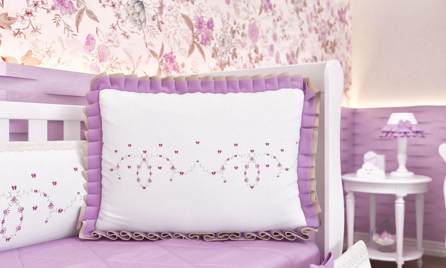 Kit Berço Alice Lilás