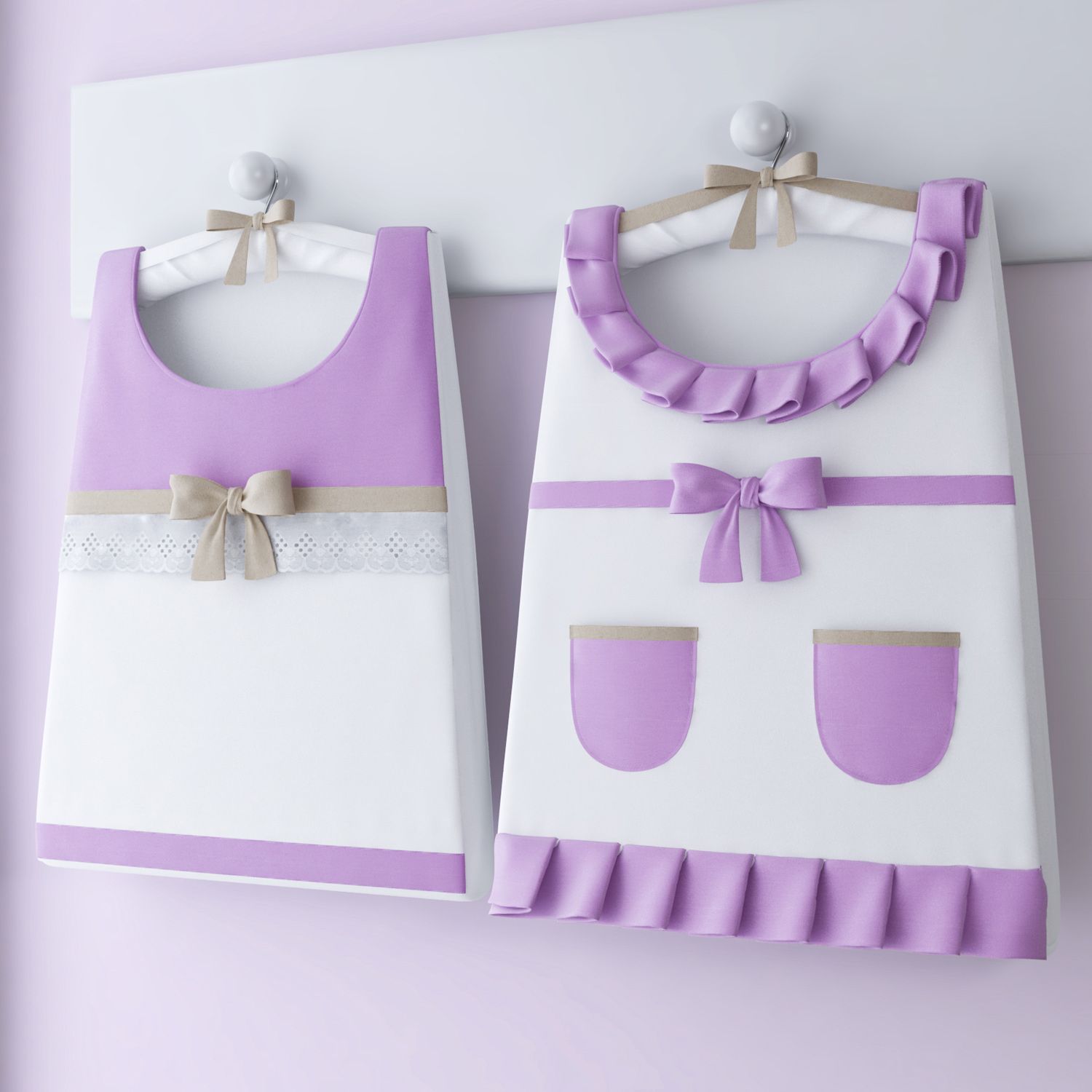 Porta Fraldas Alice Rosa