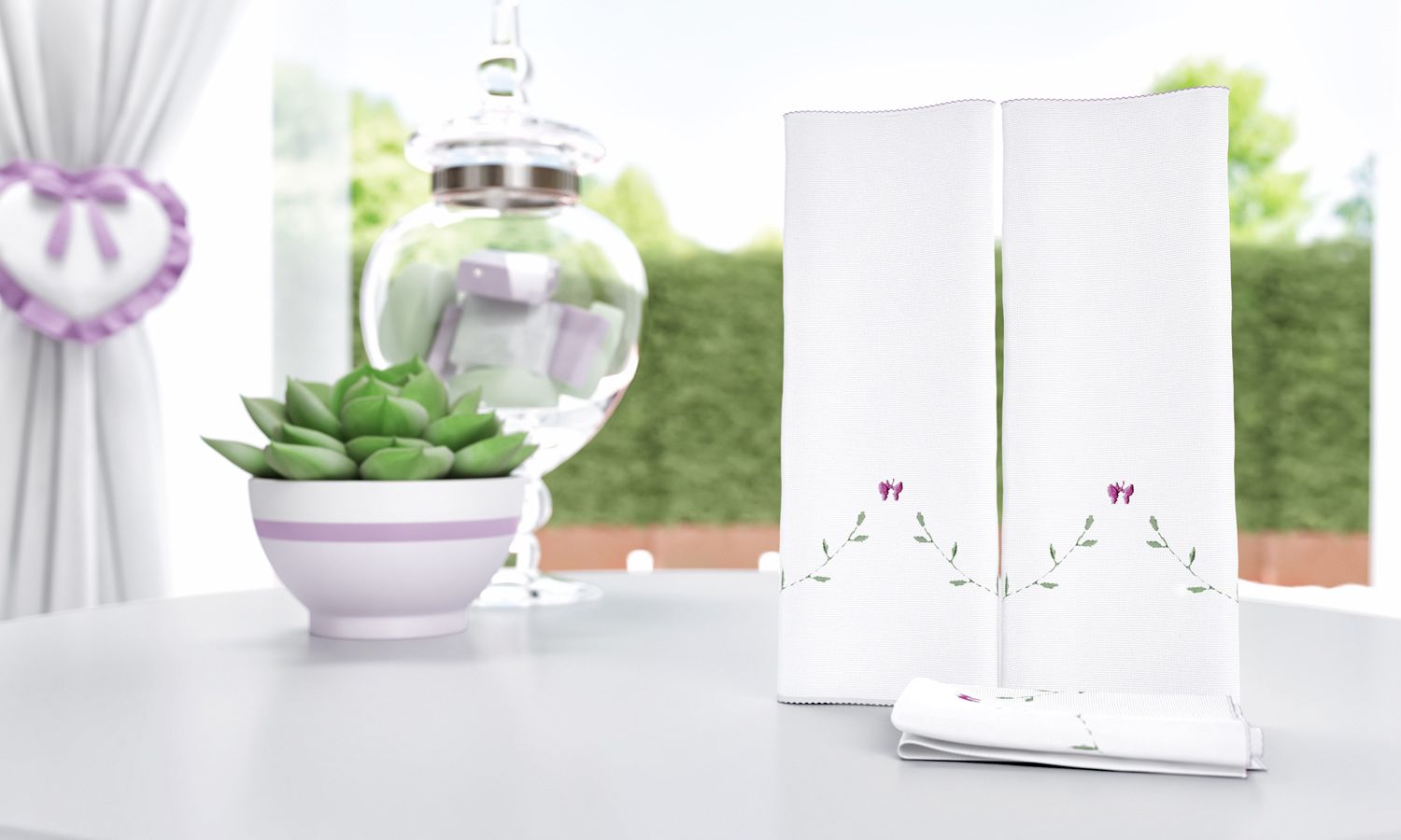 Jogo de Fraldas de Boca Malha Alice Rosa