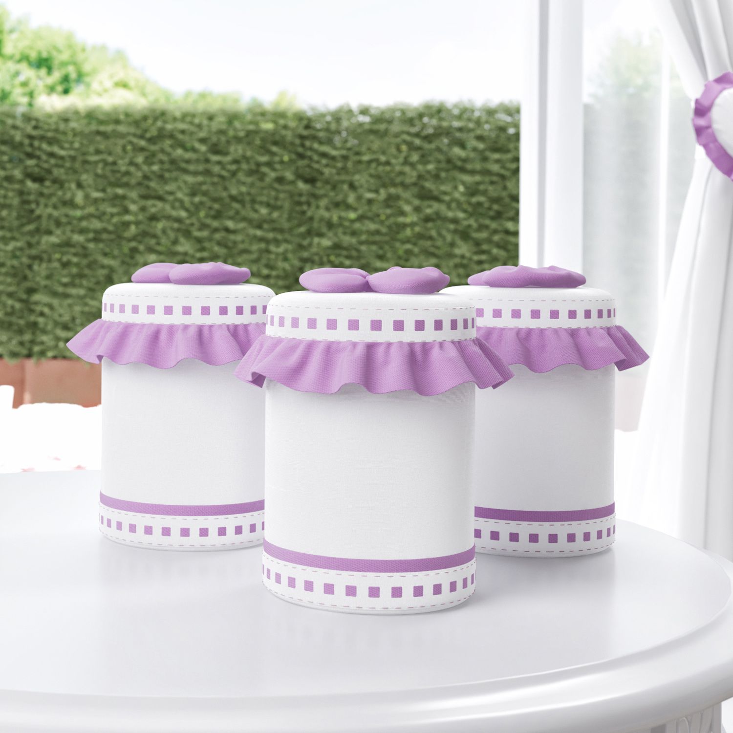 Jogo de Potes Alice Rosa