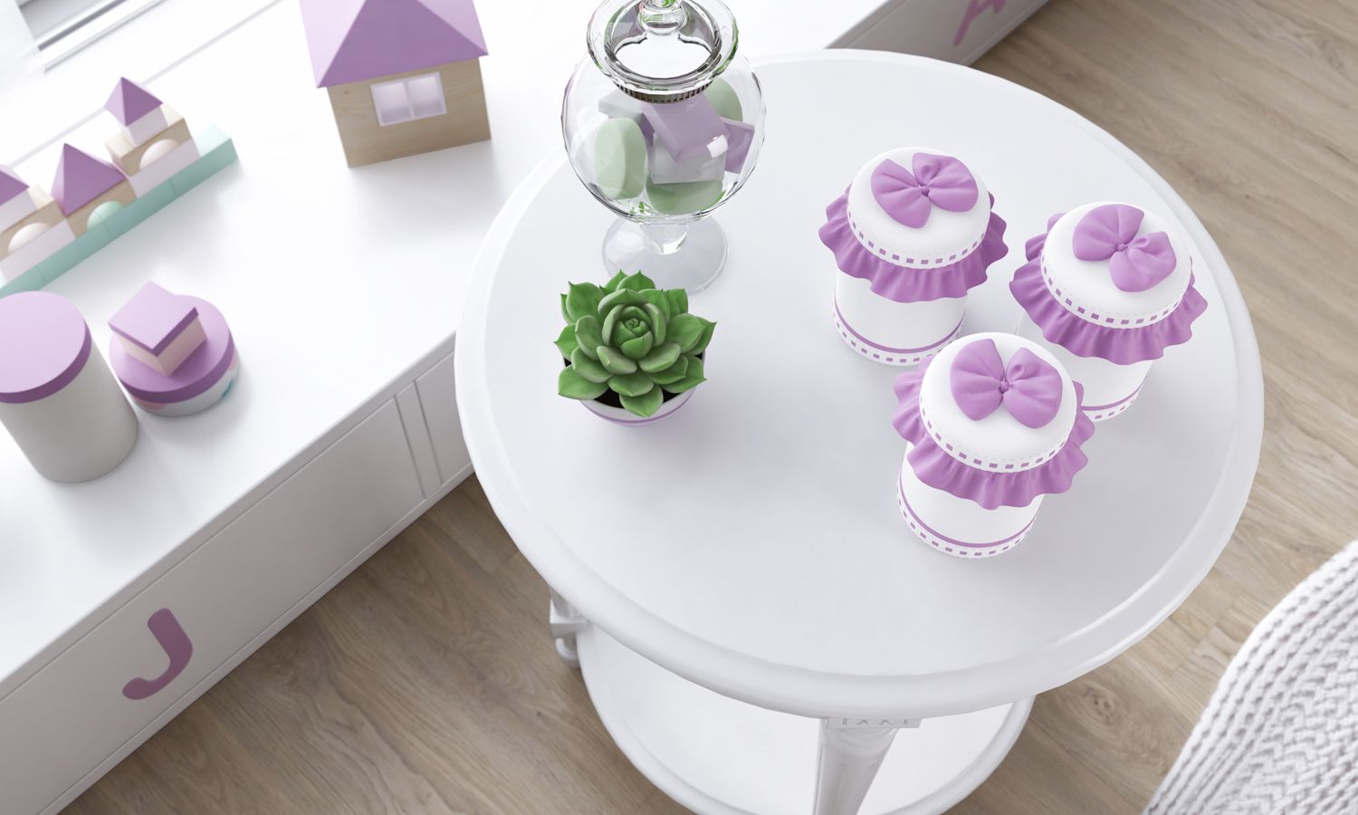 Jogo de Potes Alice Rosa