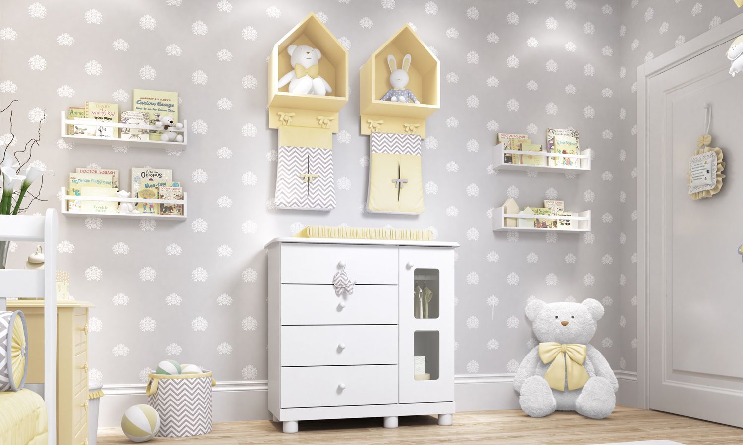 Porta Fraldas Amiguinhos