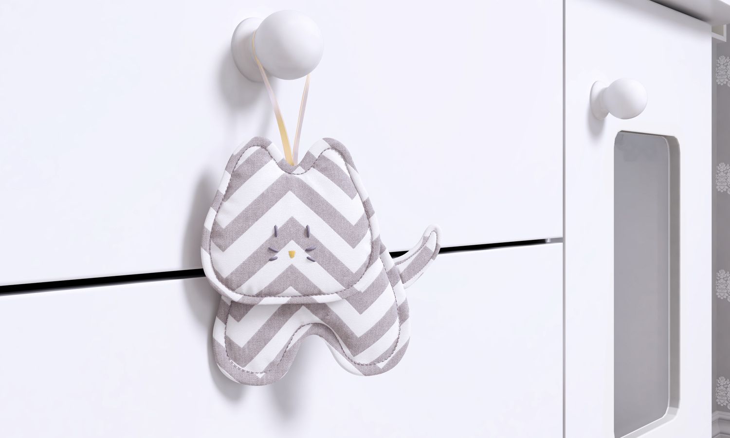 Enfeite para Puxador Gatinha Amiguinhas