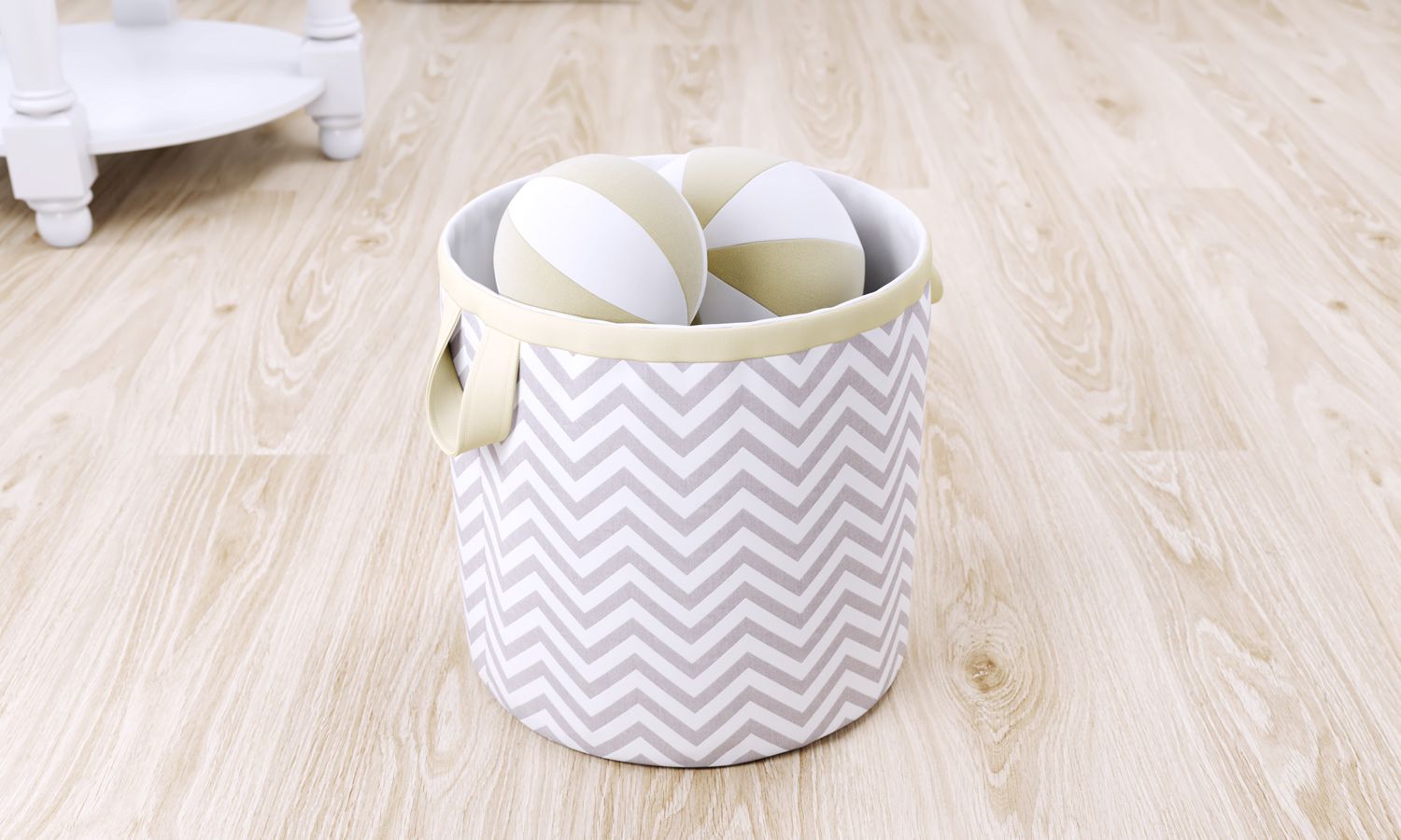 Cesto Organizador para Brinquedos Amiguinhas 35cm