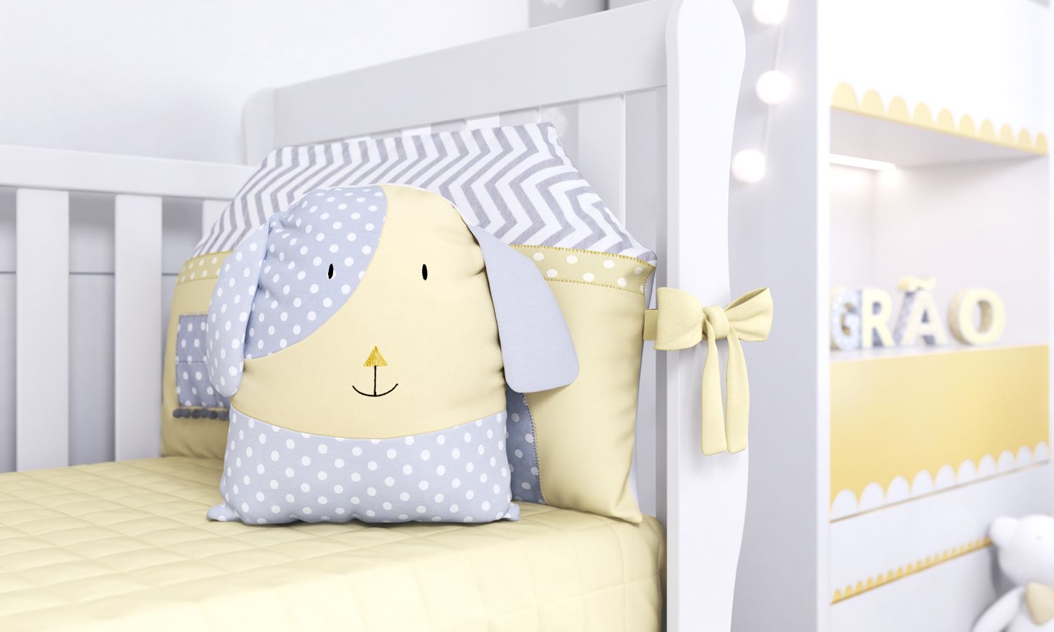 Almofada Amiguinha Cachorrinha 32cm