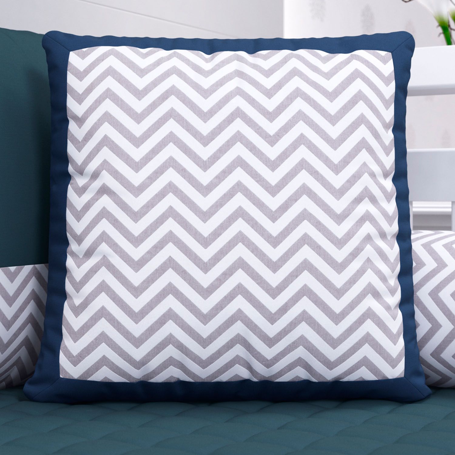 Almofada Chevron Amiguinhas 38cm