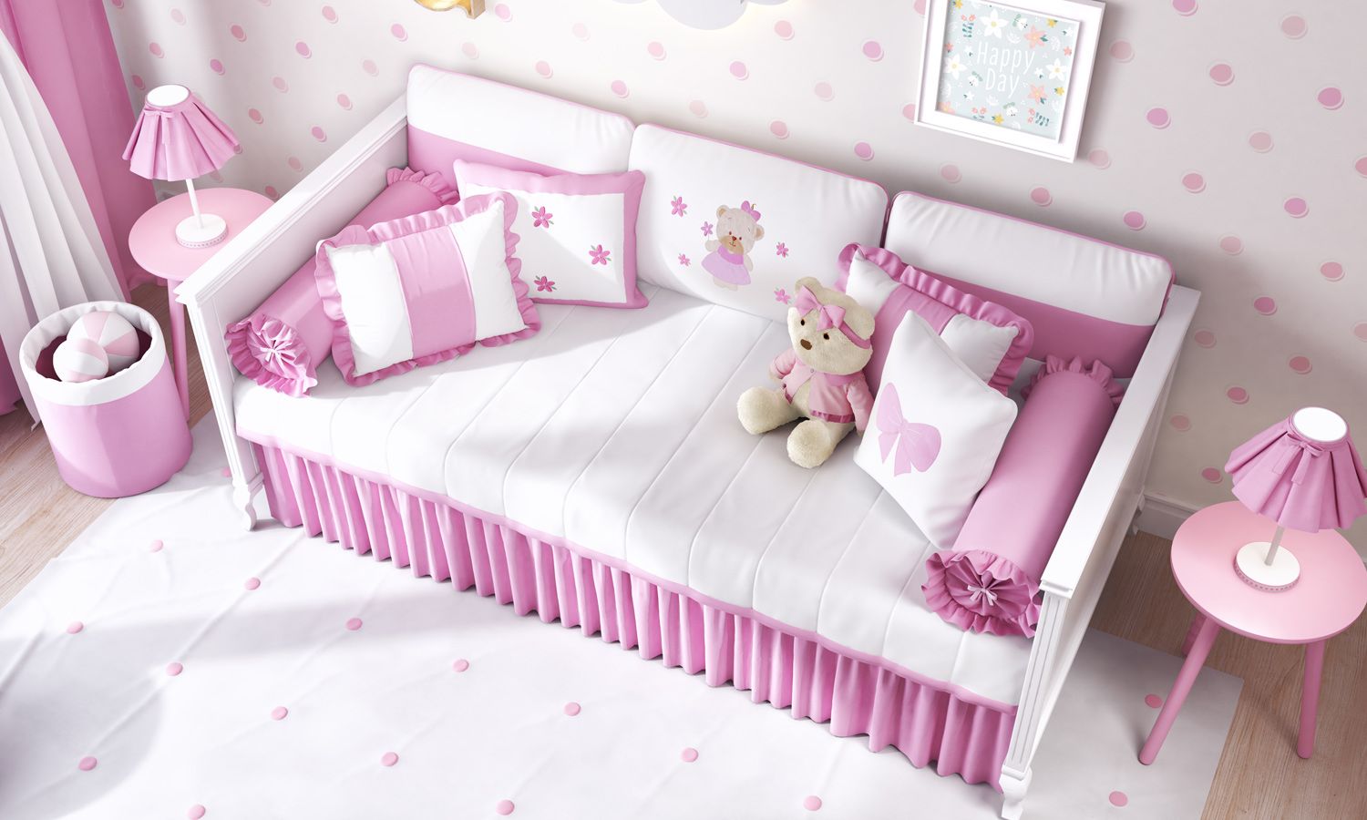 Kit Cama Babá Ursinha Bebê