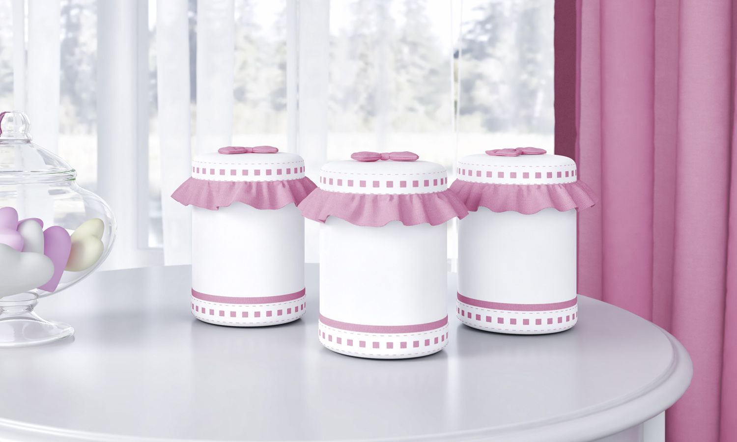 Jogo de Potes Ursinho Bebê