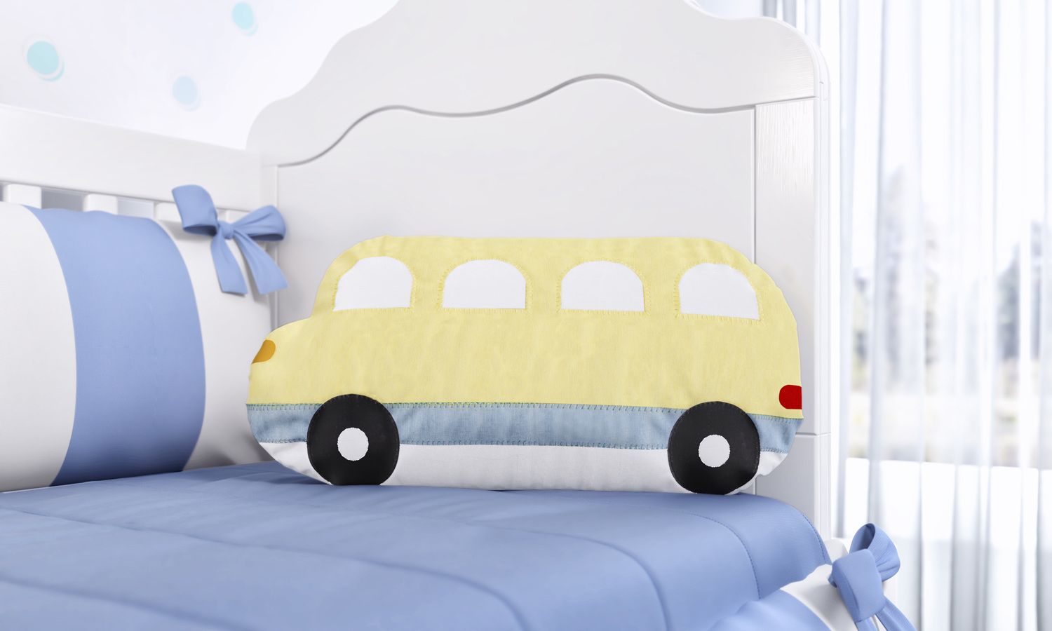 Almofada Ônibus Amarela 50m