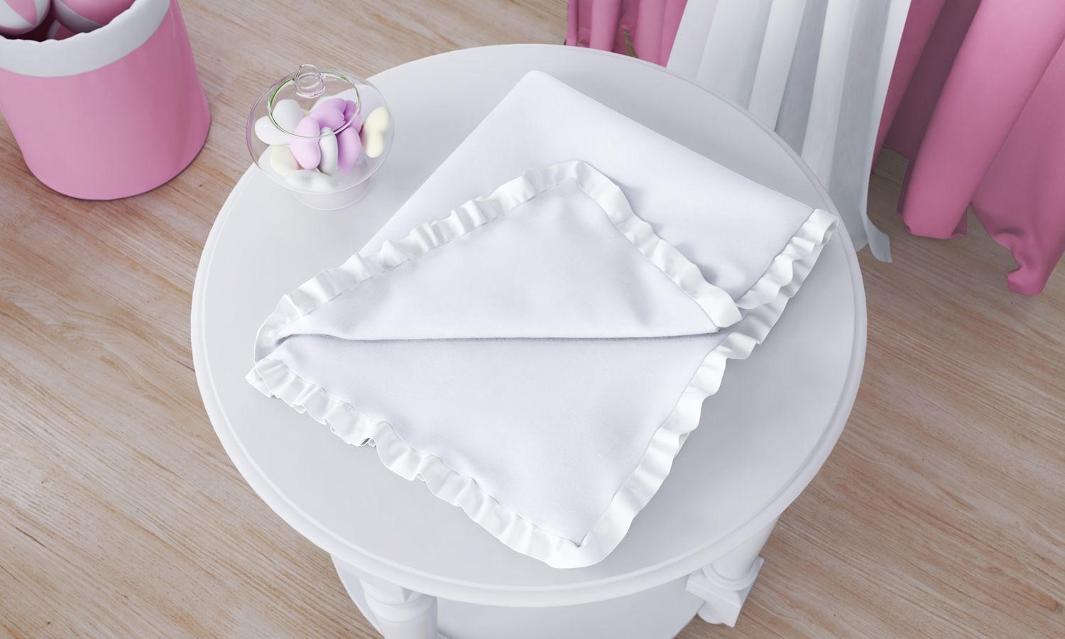 Cobertor Soft Laço Ursinha Bebê 75cm