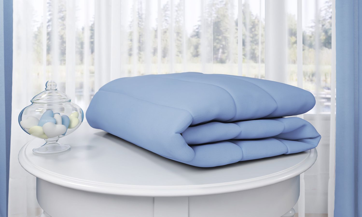 Edredom de Berço Rosa