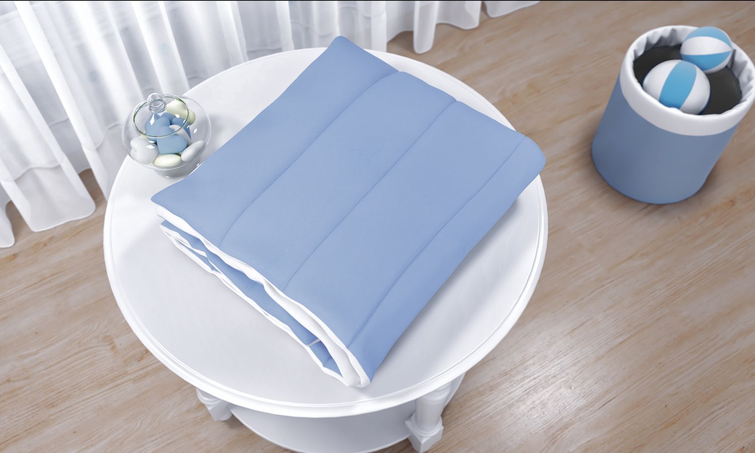 Edredom de Berço Rosa