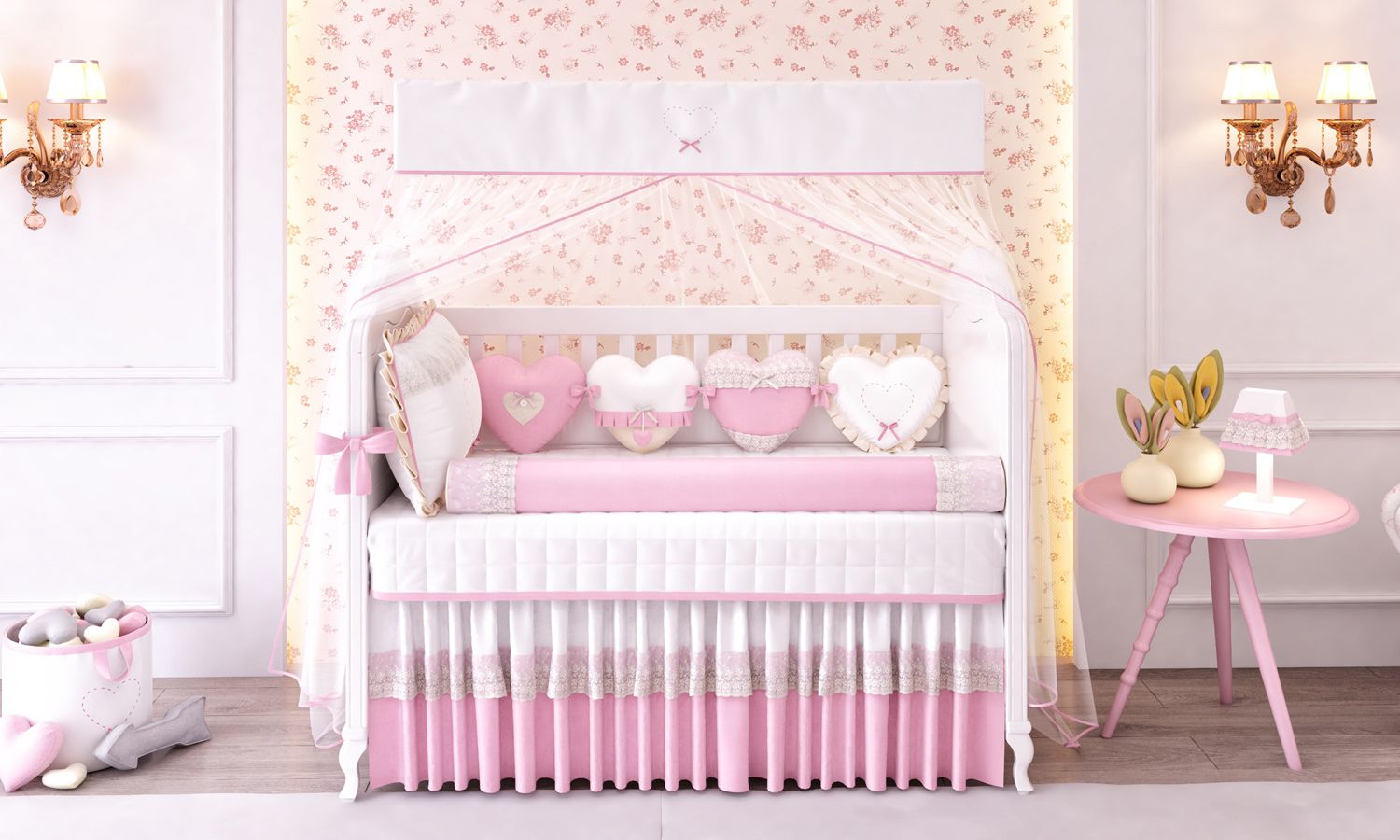 Kit Berço Coração