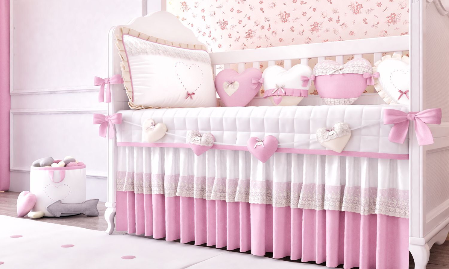 Kit Berço Coração