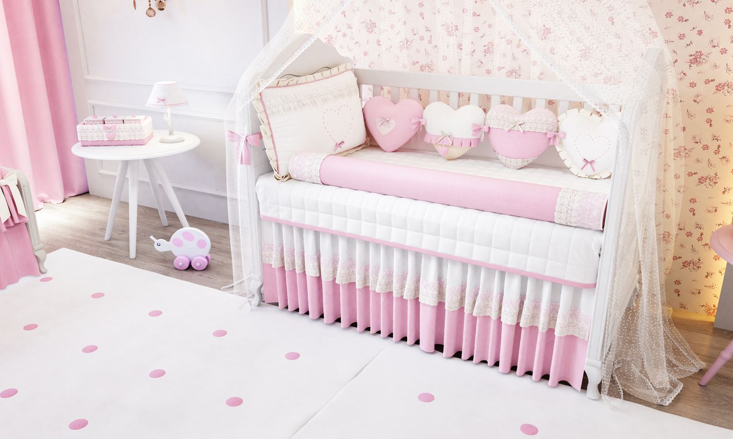 Kit Berço Coração