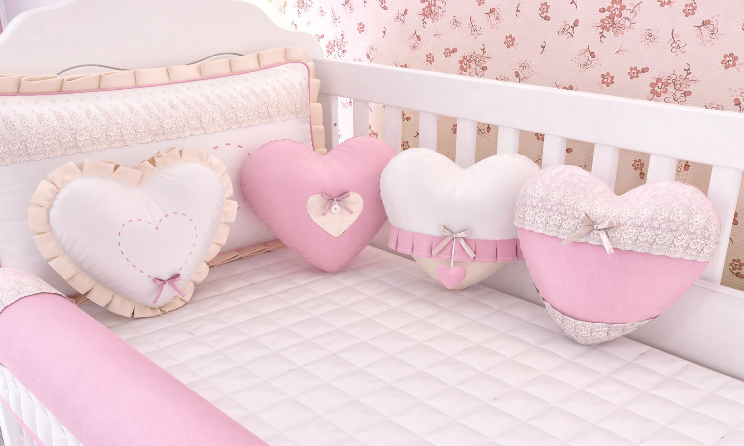 Kit Berço Coração