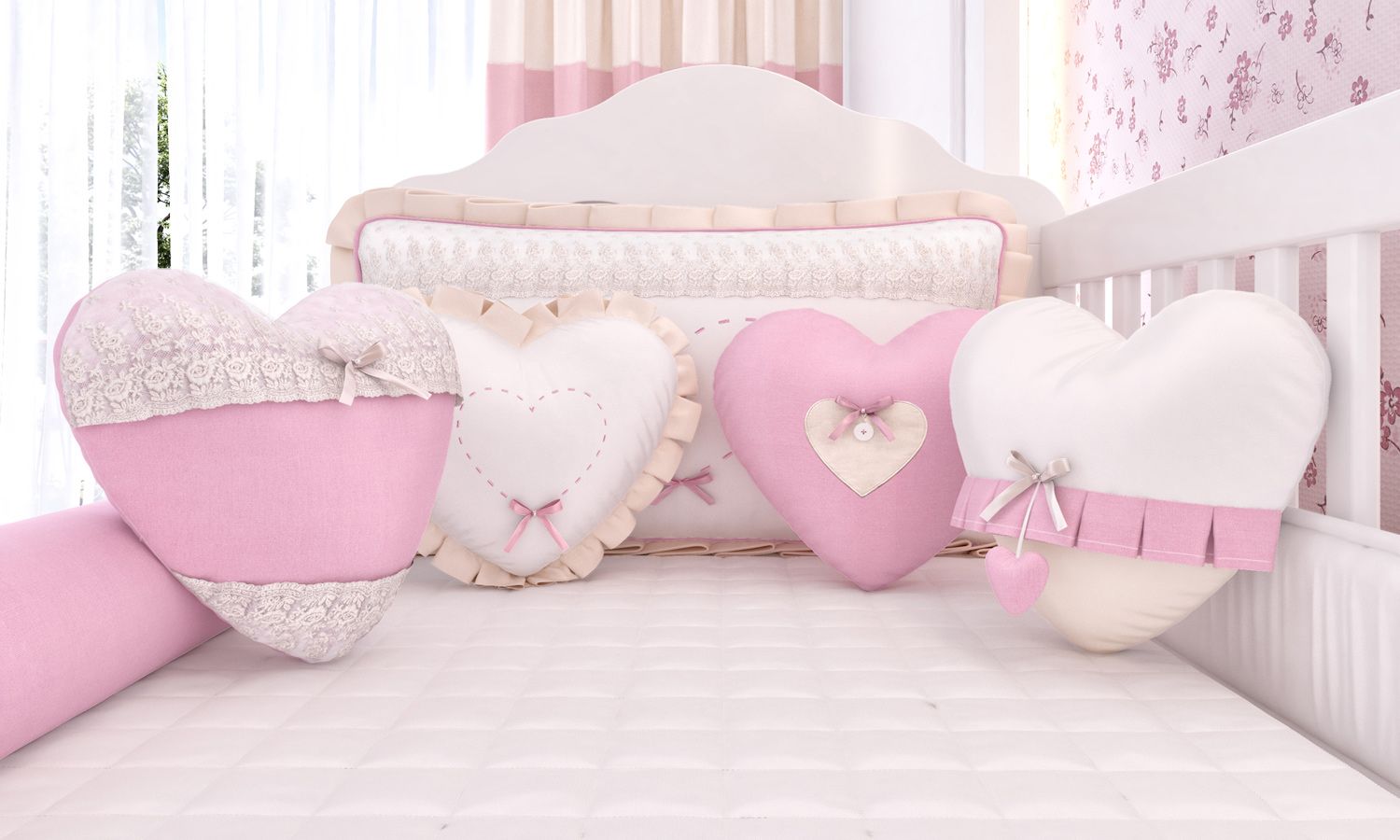 Kit Berço Coração