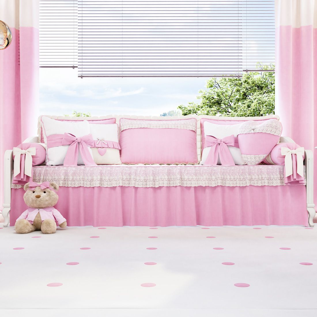 Kit Cama Babá Coração