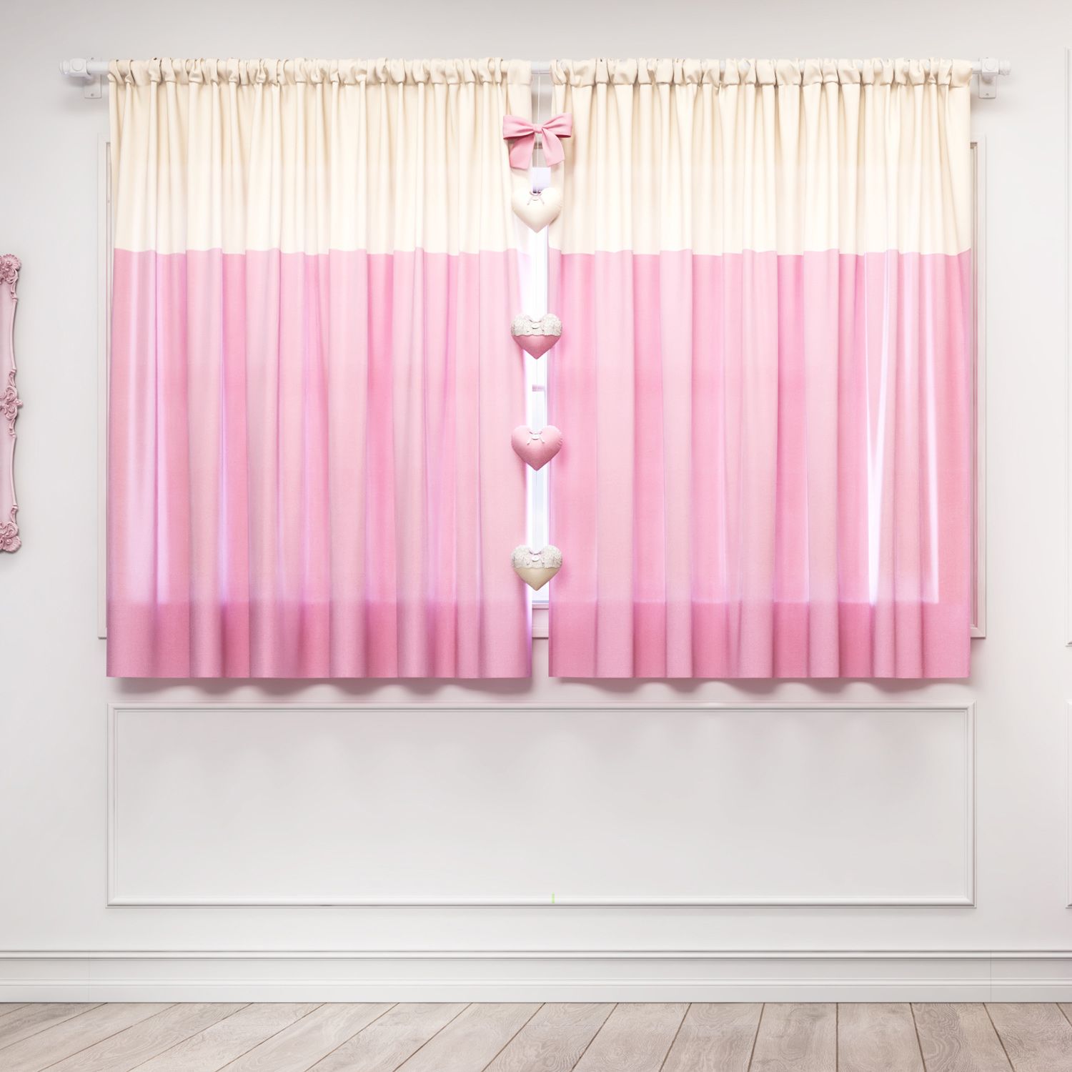 Cortina Coração 1,50m