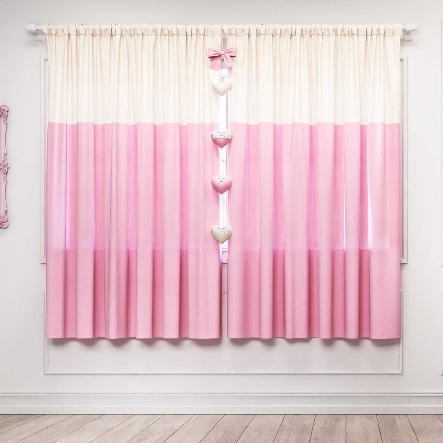 Cortina Coração 1,50m