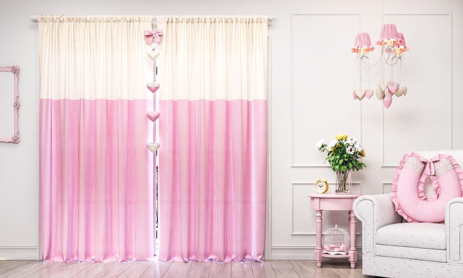 Cortina Coração 1,50m