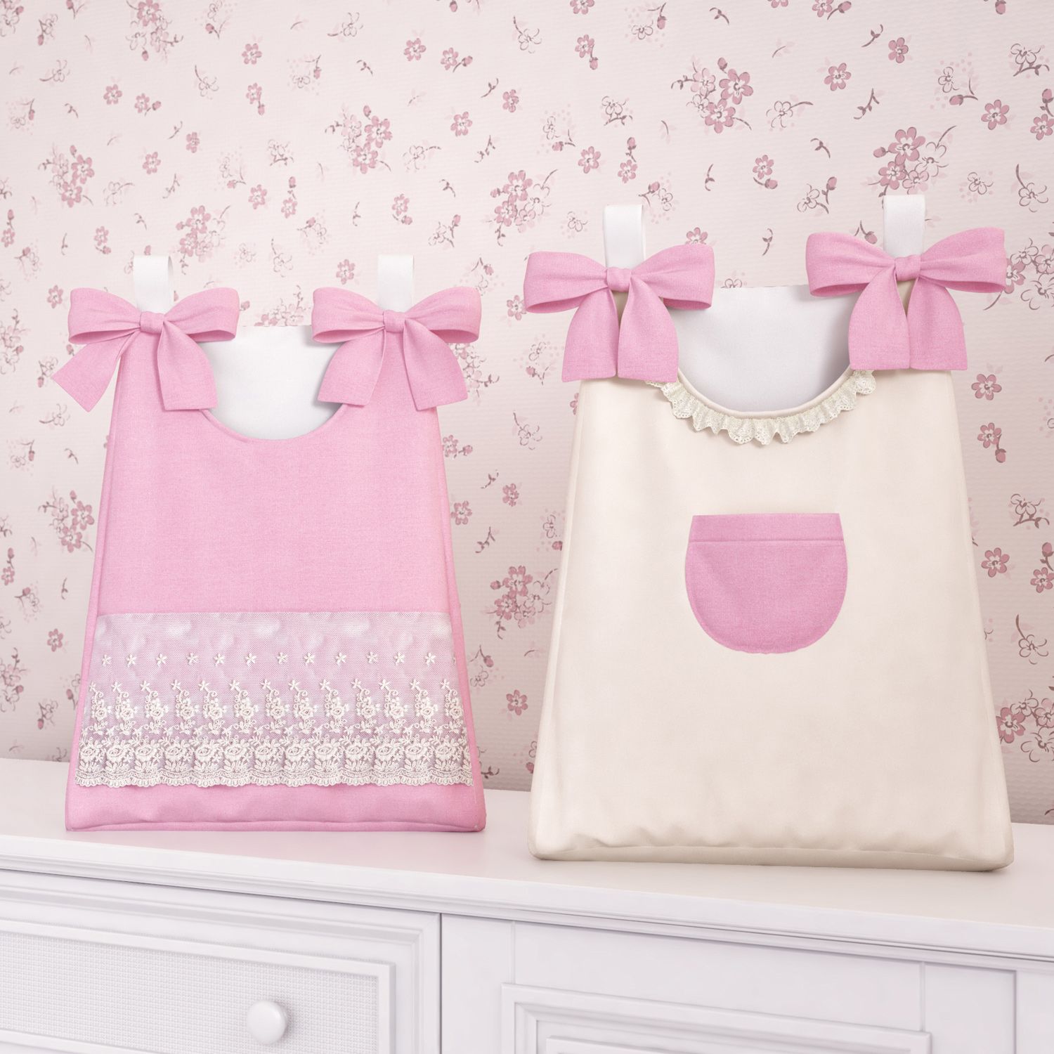 Porta Fraldas Varão Coração