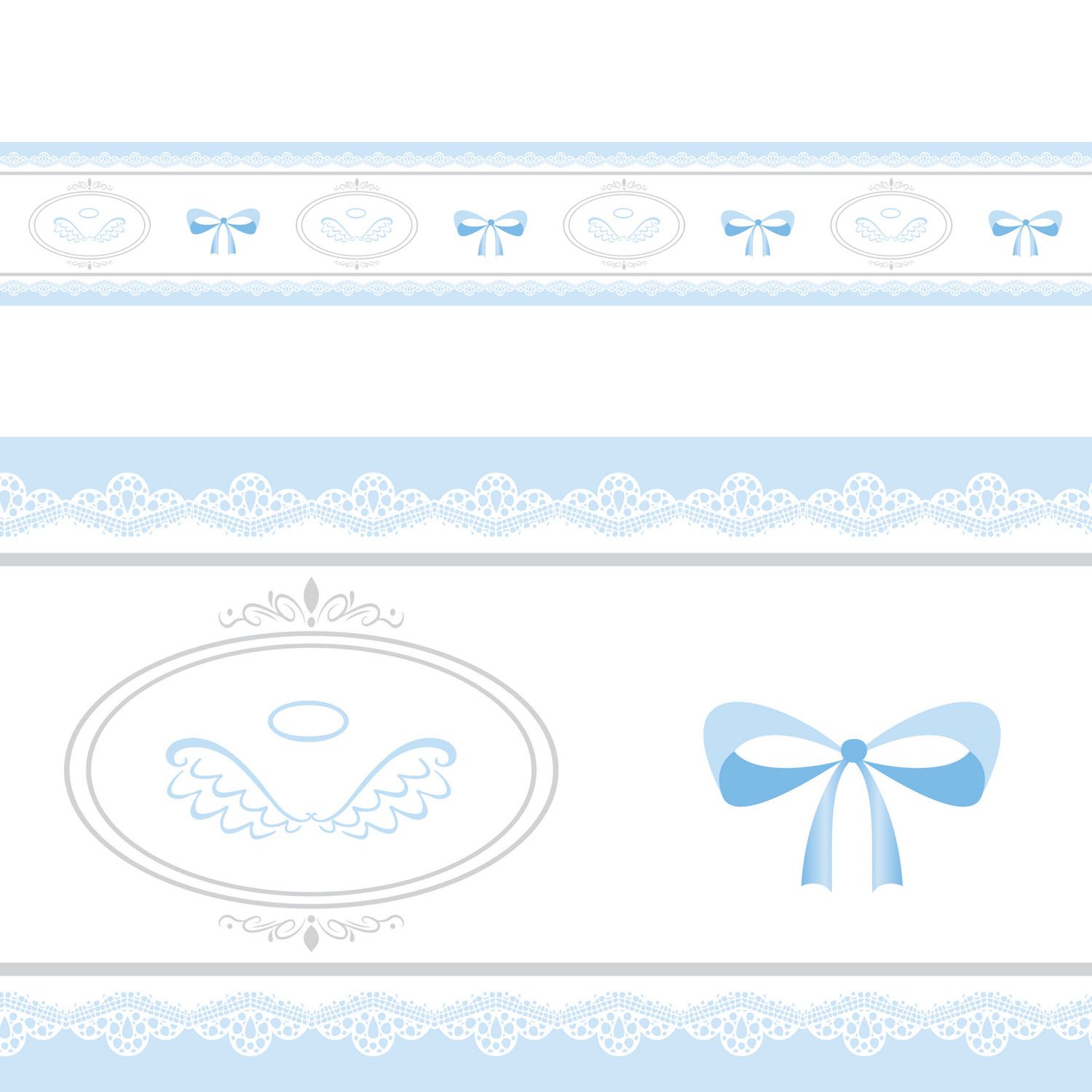 Faixa Adesiva de Parede Anjo Rosa