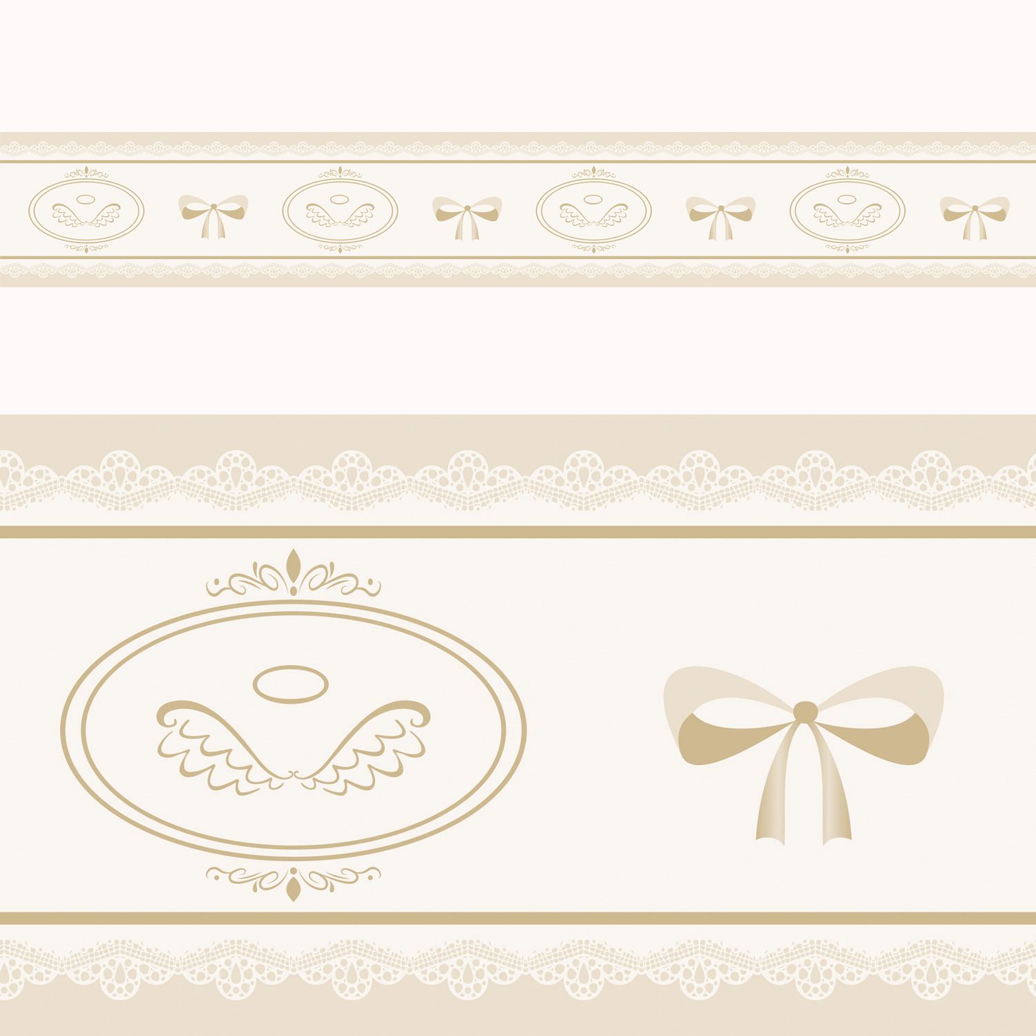 Faixa Adesiva de Parede Anjo Rosa