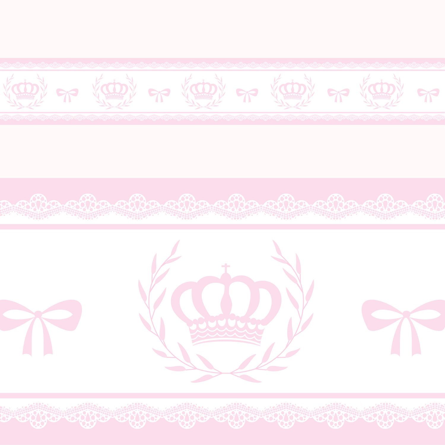 Faixa Adesiva de Parede Majestade Rosa