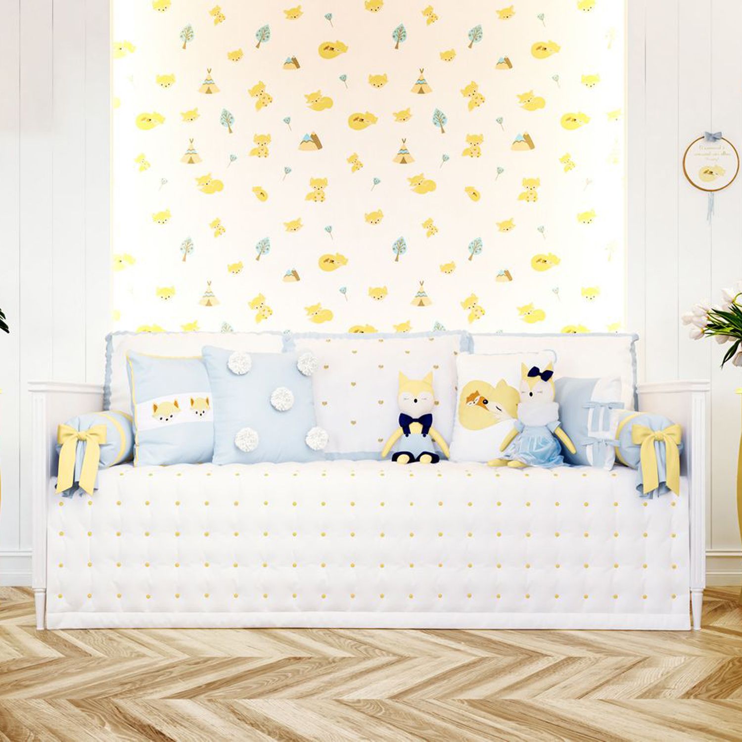 Kit Cama Babá Raposinha