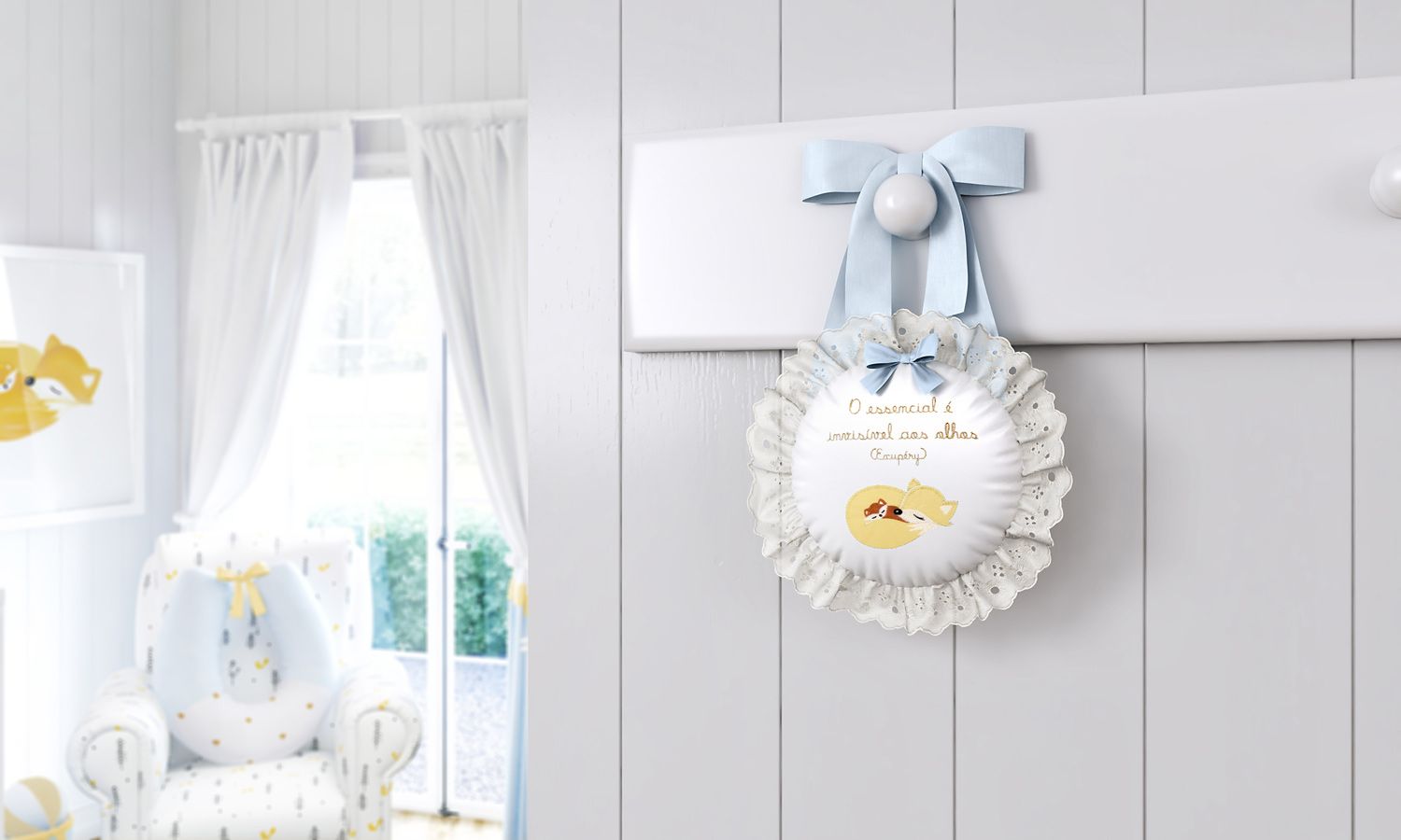 Medalhão Maternidade Raposinha