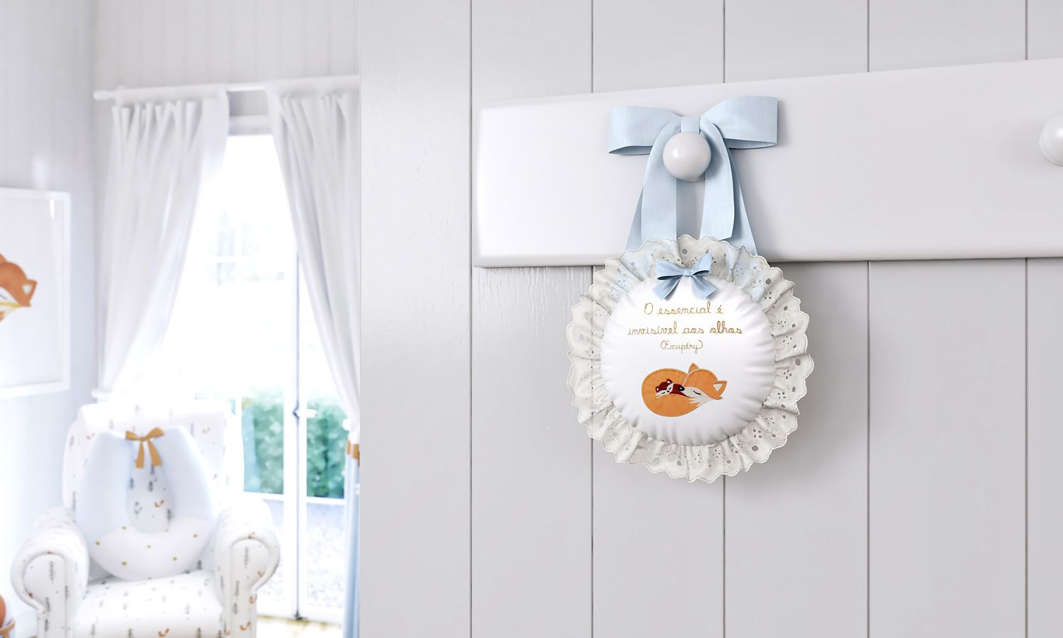 Medalhão Maternidade Raposinha