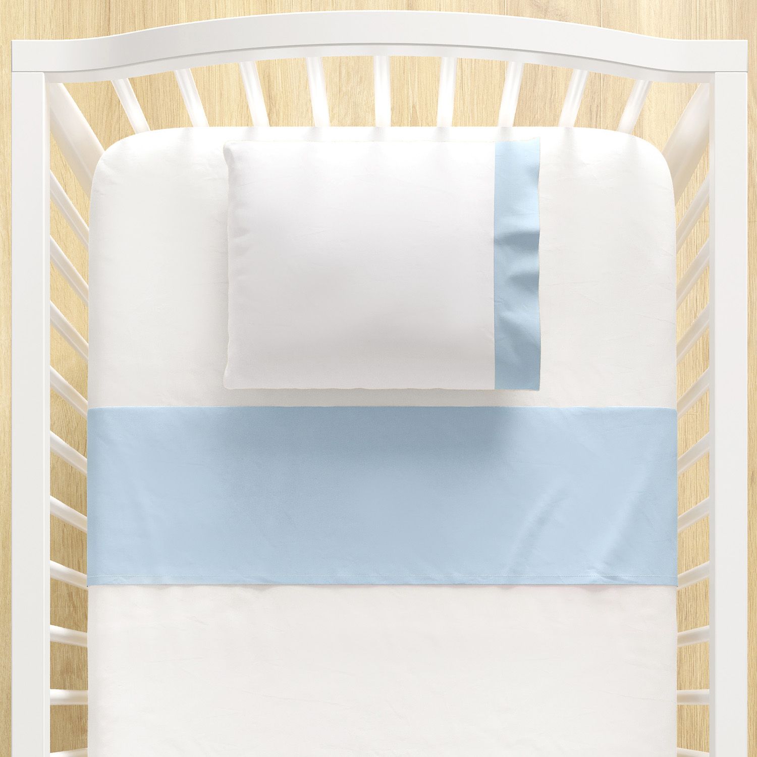 Jogo de Lençol Berço Cinza 3 peças