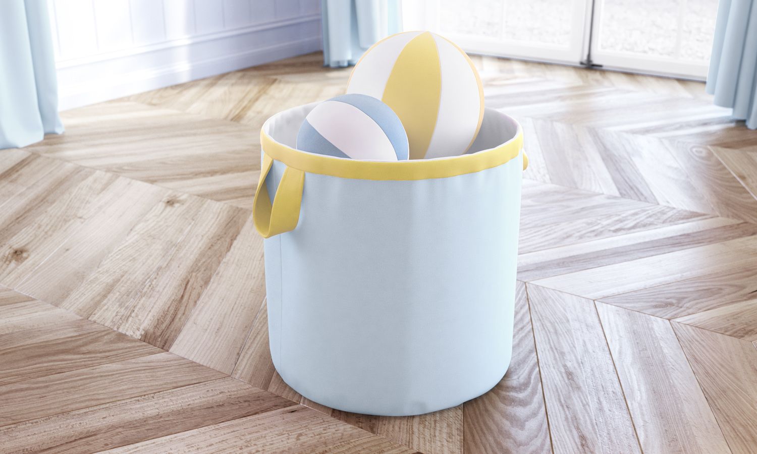 Cesto Organizador para Brinquedos Raposinha 35cm