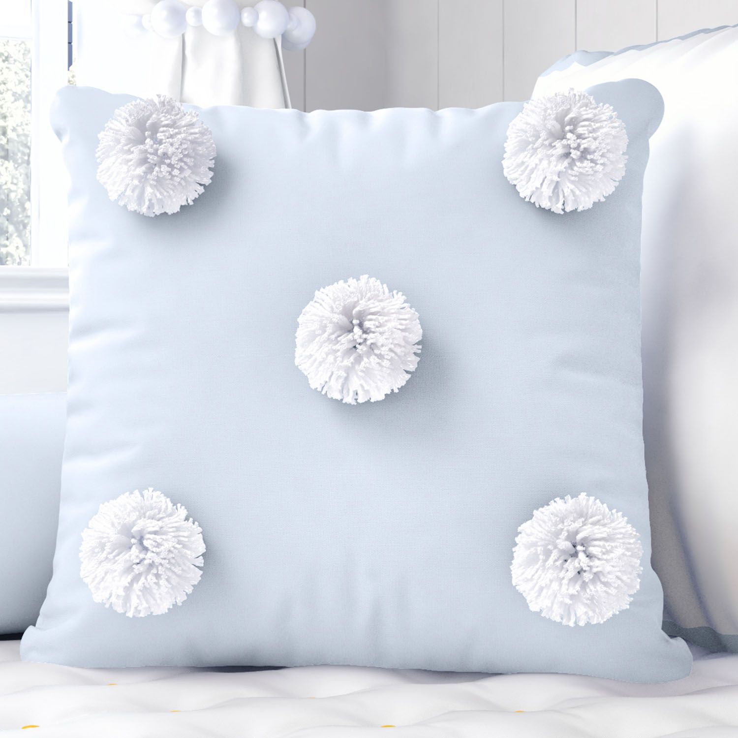 Almofada Pompons 38cm