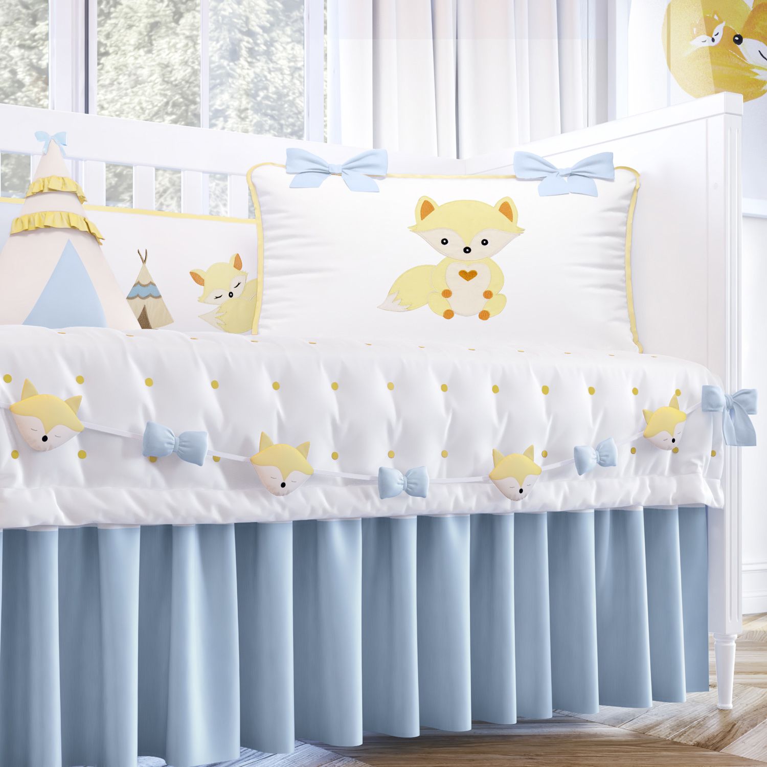 Varal de Berço Raposinha 1,30m