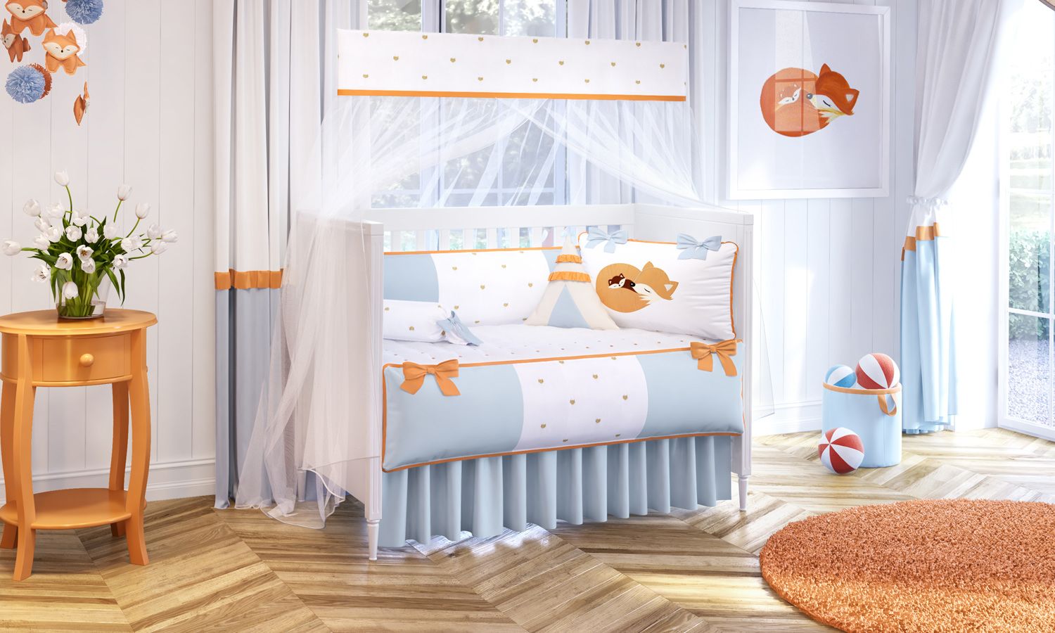 Kit Berço Raposinha