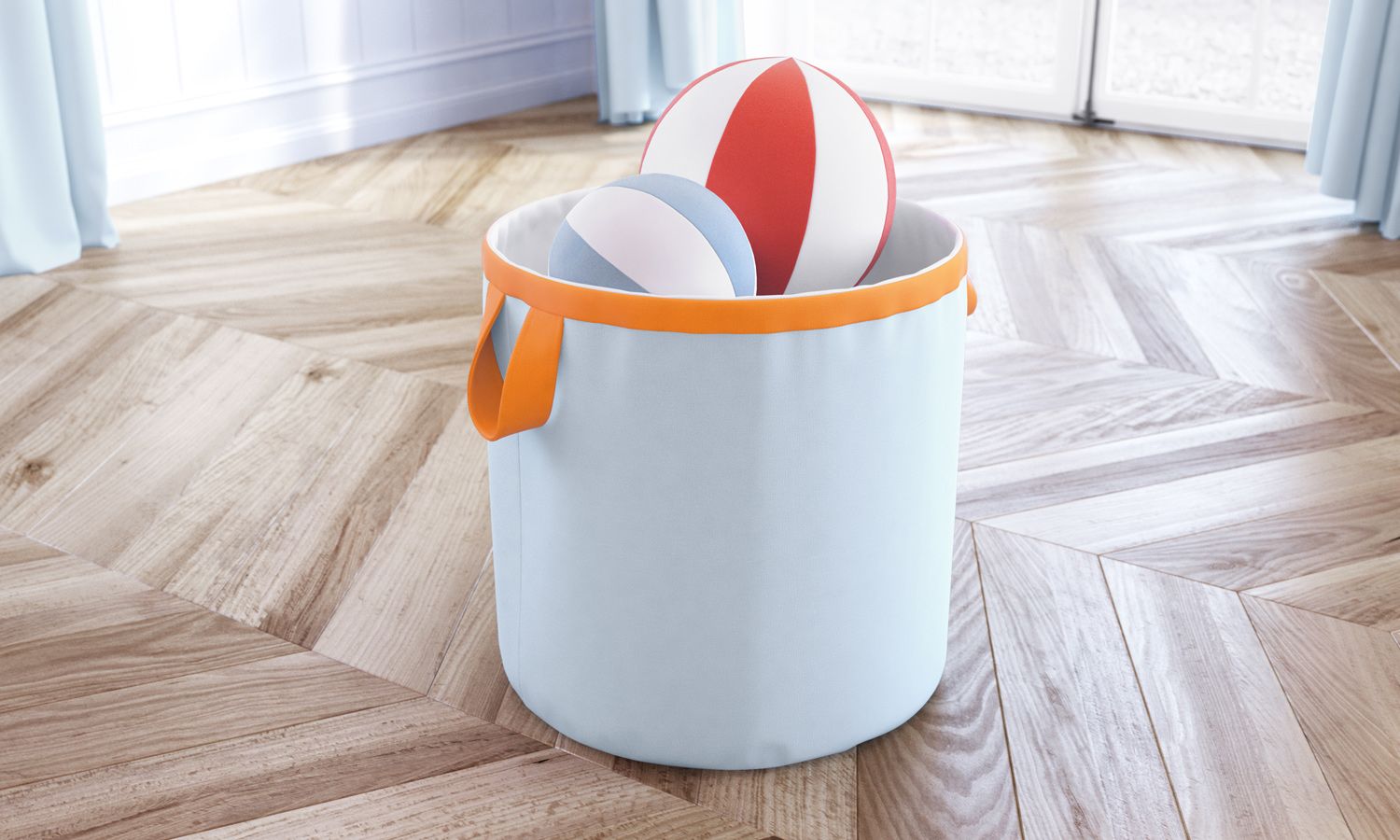 Cesto Organizador para Brinquedos Raposinha 35cm