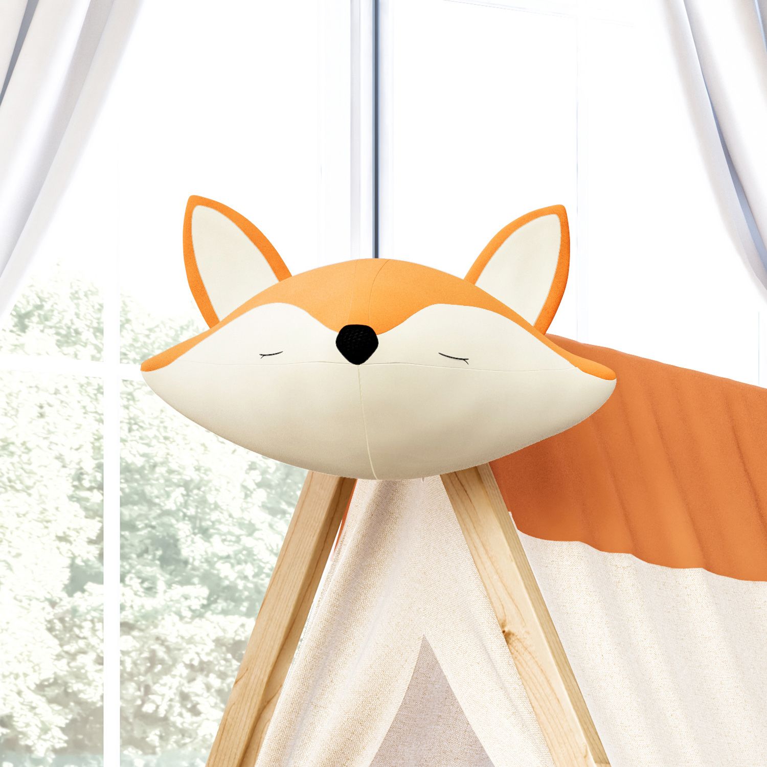 Cabeça da Raposa Laranja