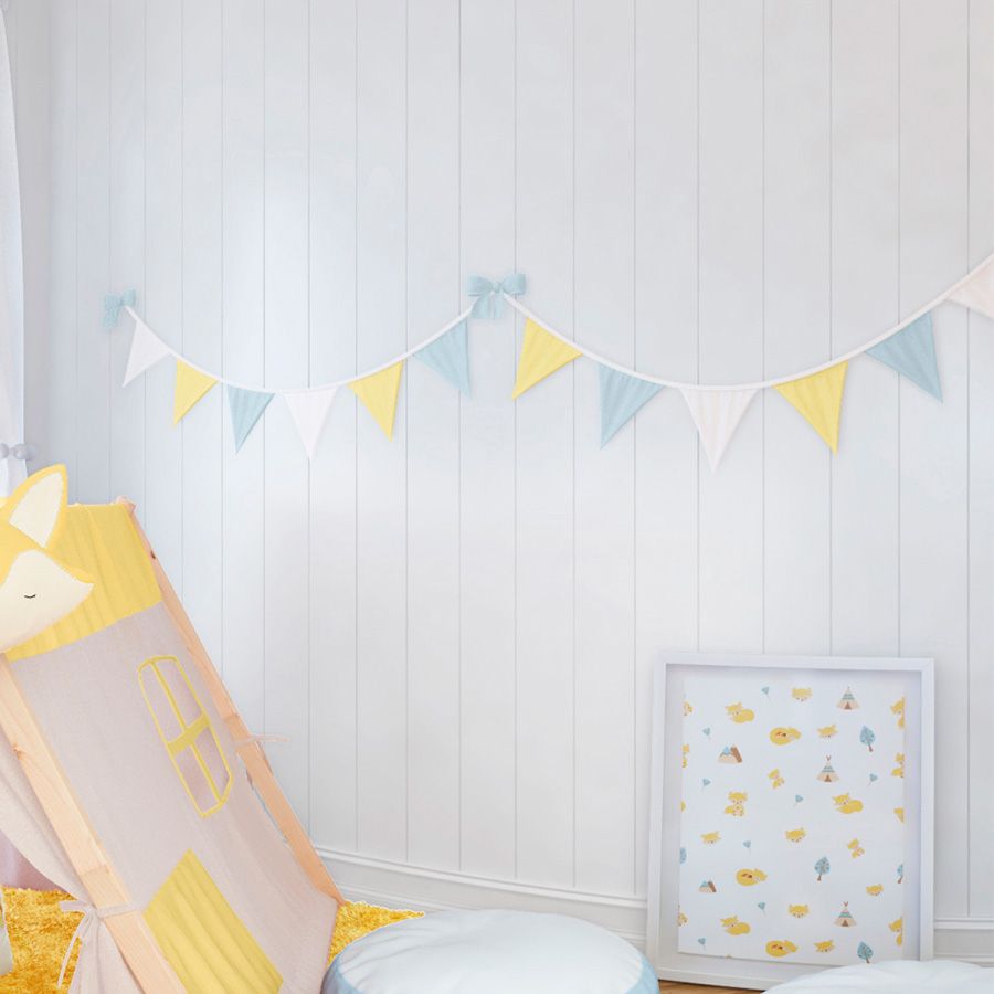 Varal de Berço Bandeirinhas Raposinha 1,60m