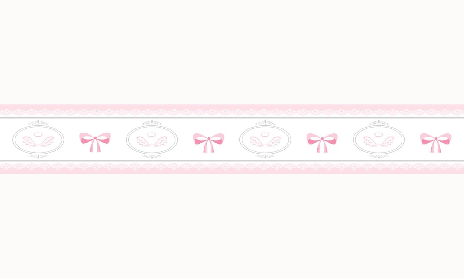 Faixa Adesiva de Parede Anjo Rosa