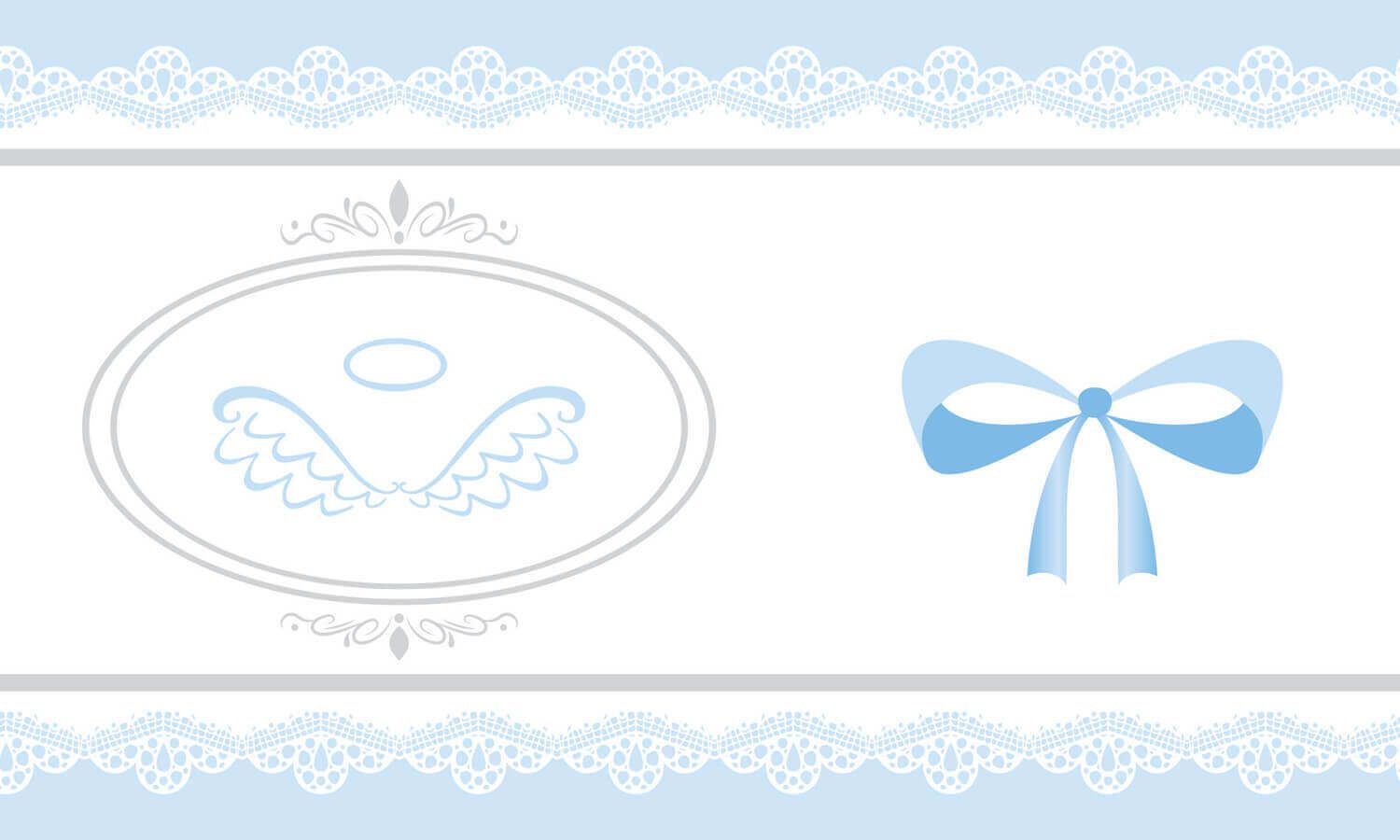 Faixa Adesiva de Parede Anjo Rosa