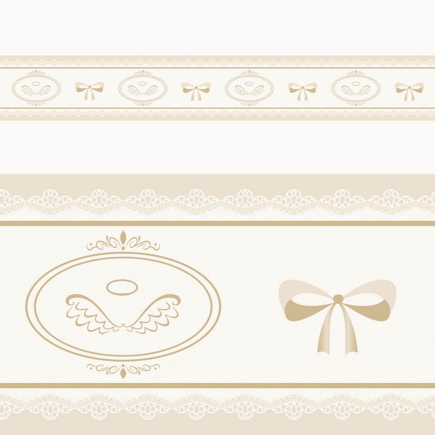 Faixa Adesiva de Parede Anjo Rosa