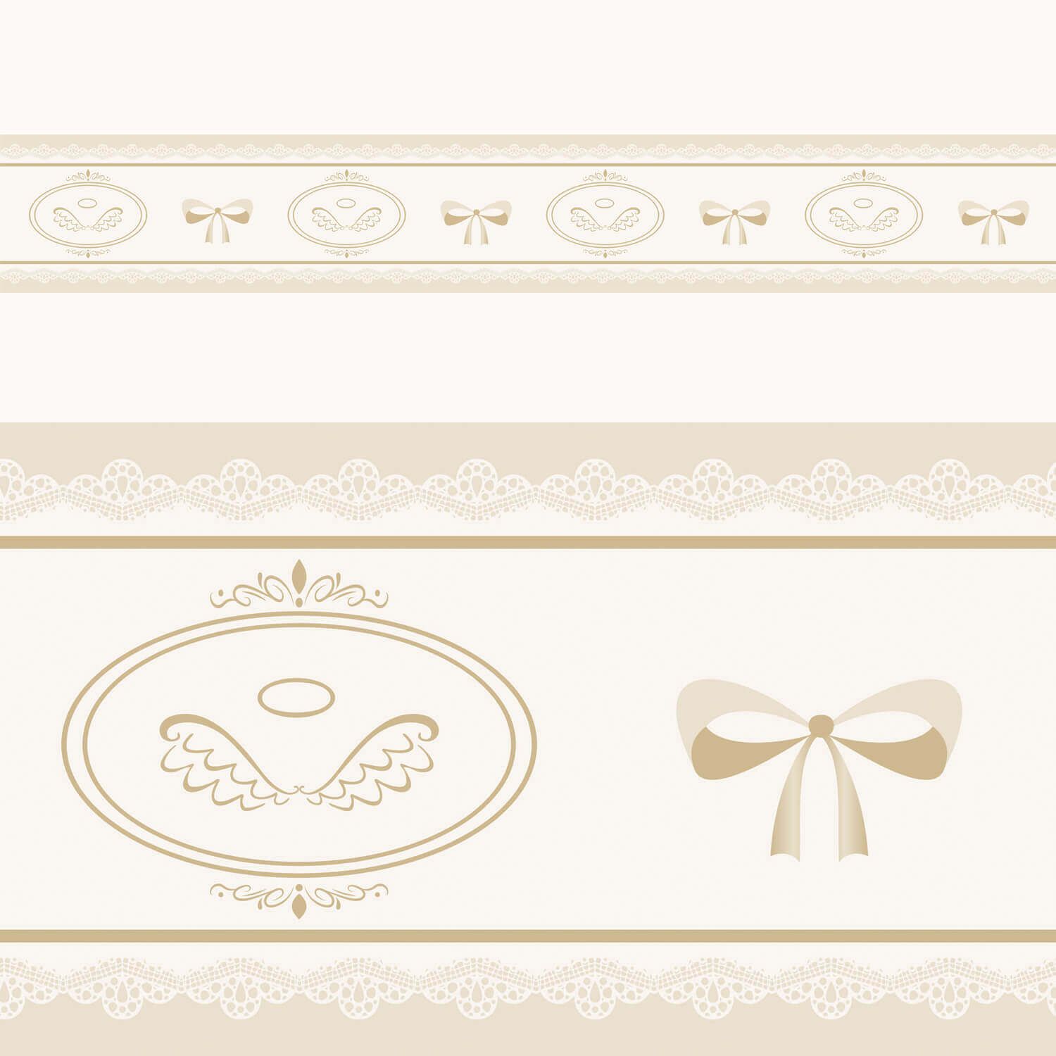 Faixa Adesiva de Parede Anjo Rosa