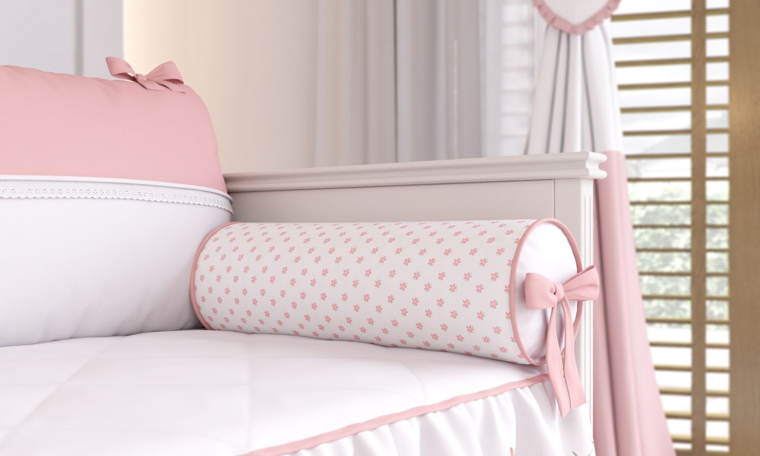 Kit Cama Babá Sophia Rosé