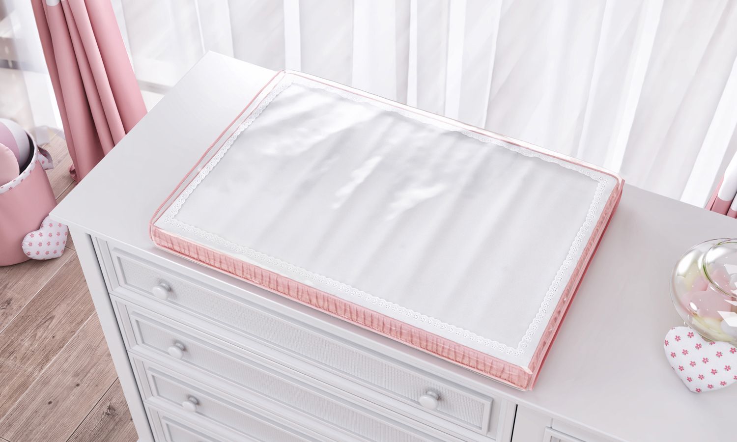 Trocador de Fraldas Sophia Rosé