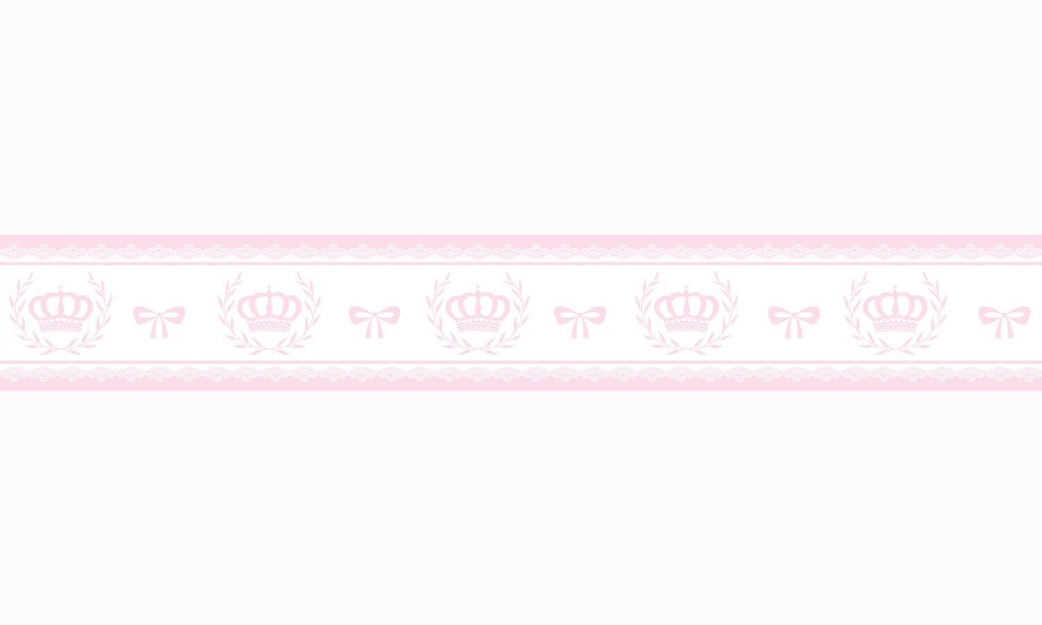 Faixa Adesiva de Parede Majestade Rosa