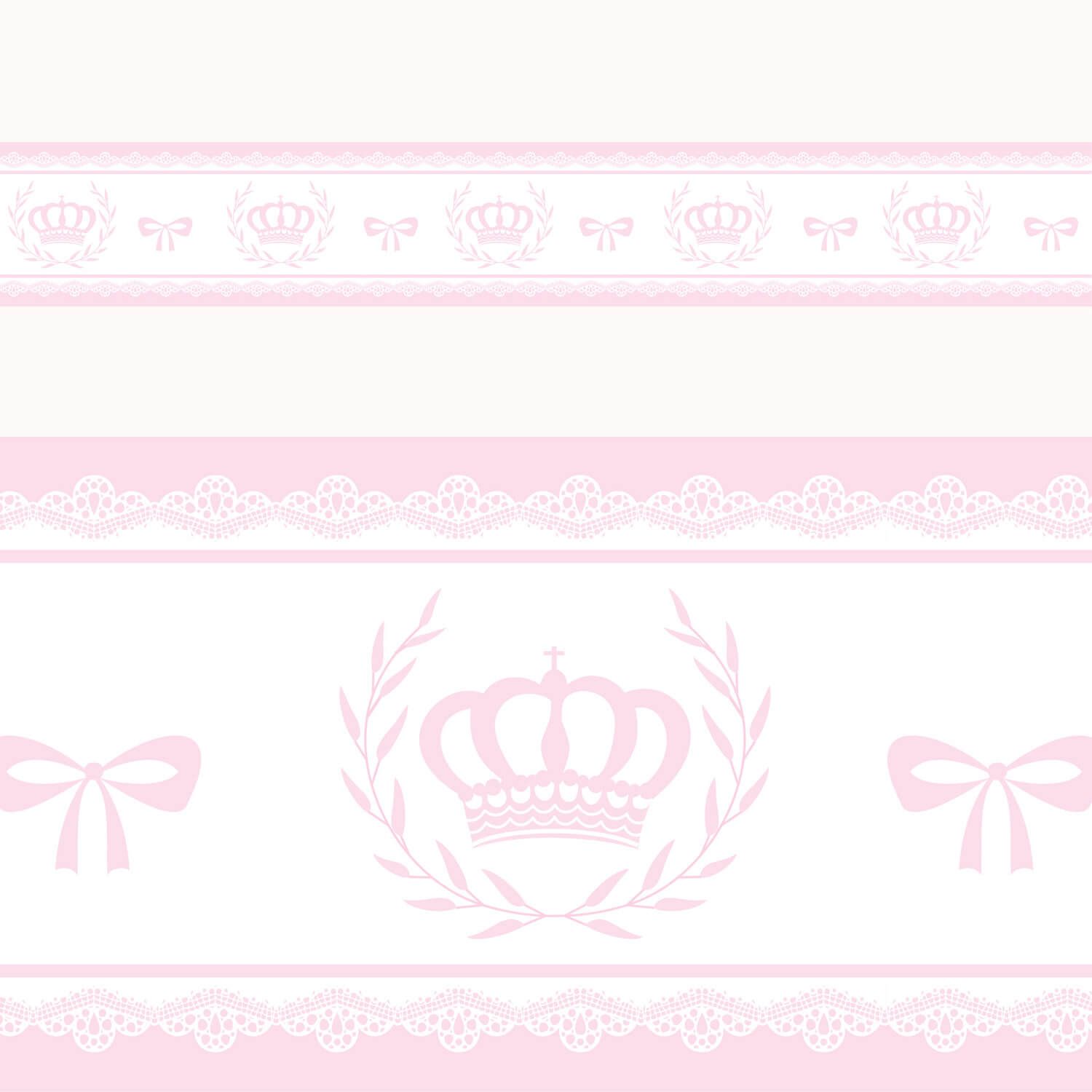 Faixa Adesiva de Parede Majestade Rosa