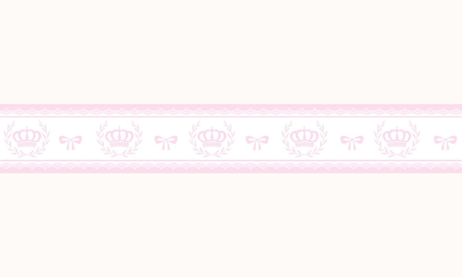 Faixa Adesiva de Parede Majestade Rosa