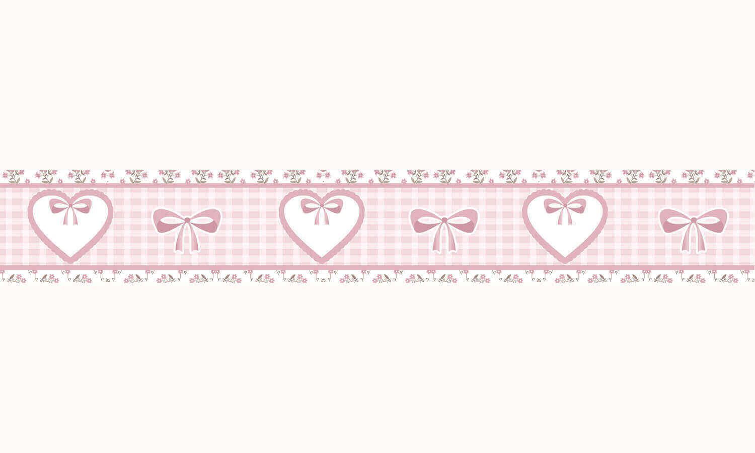 Faixa Adesiva de Parede Alice Rosa